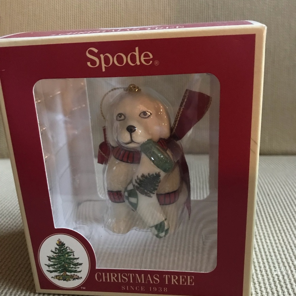 Spode Dog Christmas Tree Ornament